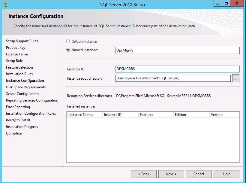 Instance Configuraion