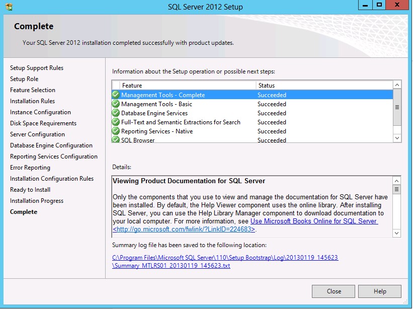 SQL Server Completion