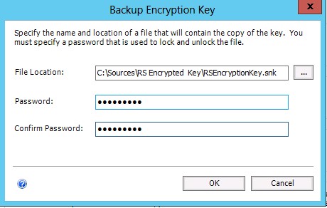 Backup Encryption Key