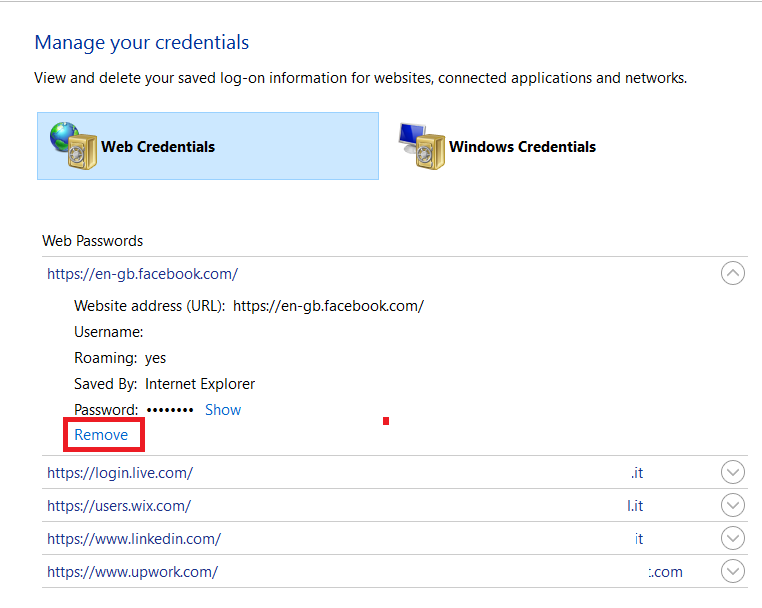 Expand each password field