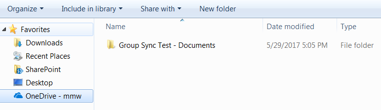 Initiate sync for OneDrive library-05