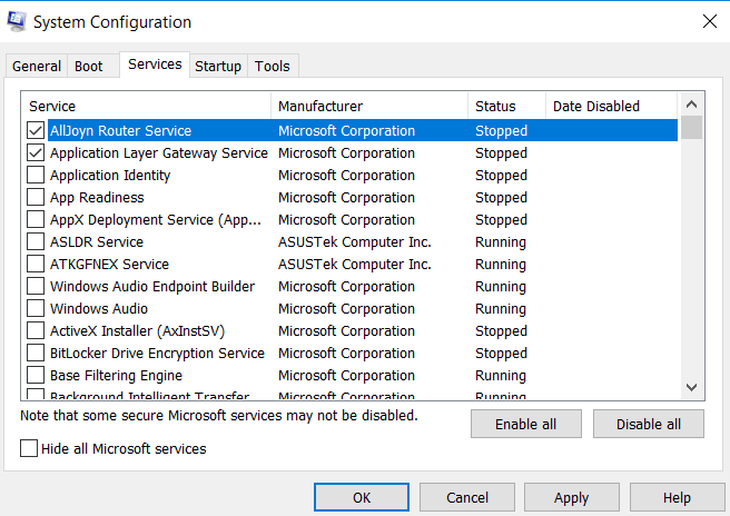 Office 365 System Service Is Disabled