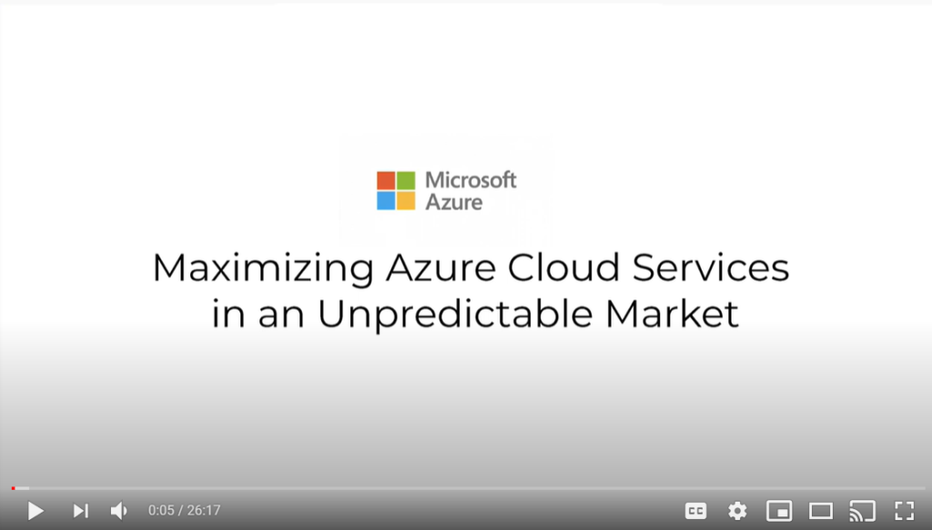 Maximizing Azure Cloud Services video
