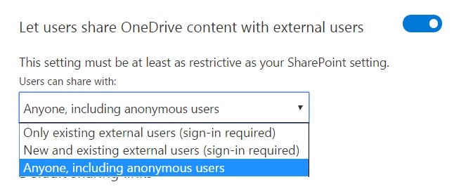 External Sharing