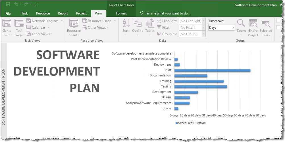 Microsoft Project Template from www.sherweb.com