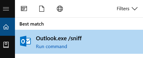 Outlook Calendar: Command sniff image