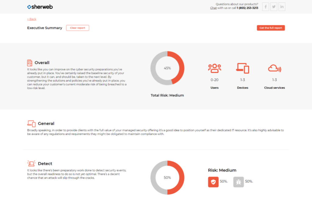 Security Foundation Assessment report example