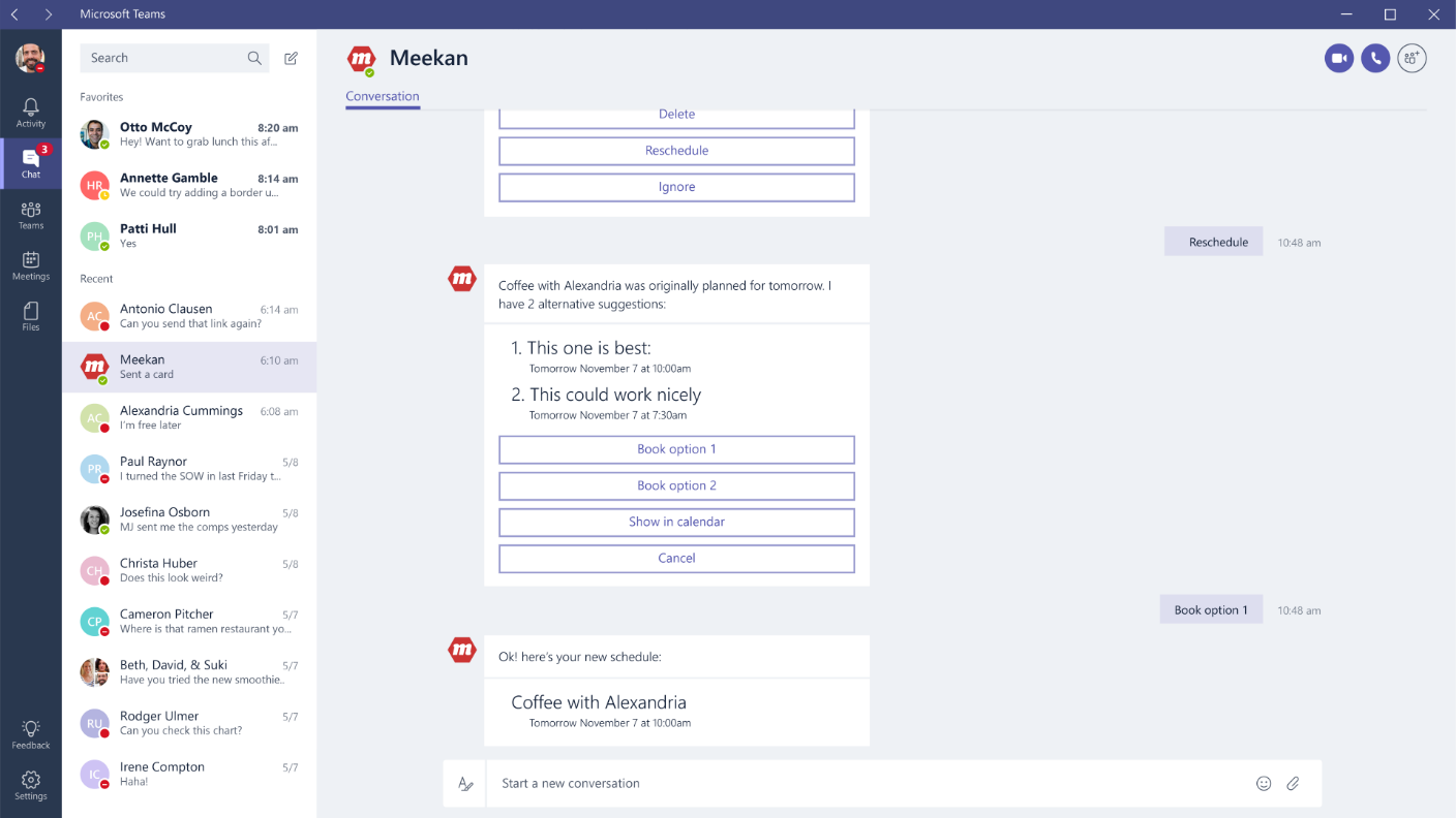 Microsoft Teams App Intergration Method 2: Bots