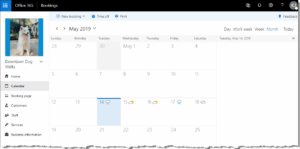 Microsoft Bookings Calendar