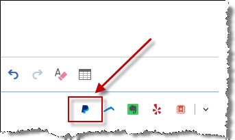 Office 365 Add-in: Paypal Logo Position Image