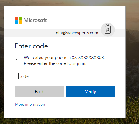 Microsoft 365 multi-factor authentication