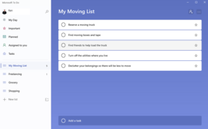 Microsoft To Do Tasks