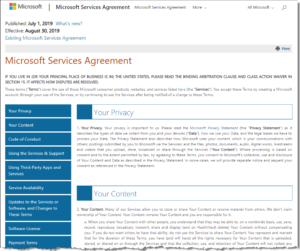 Service agreement