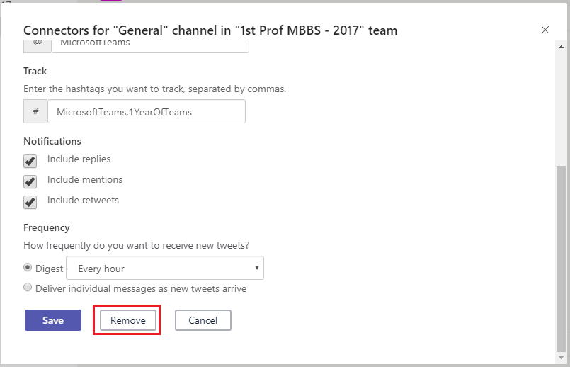 Office 365 Connectors for Microsoft Teams 13