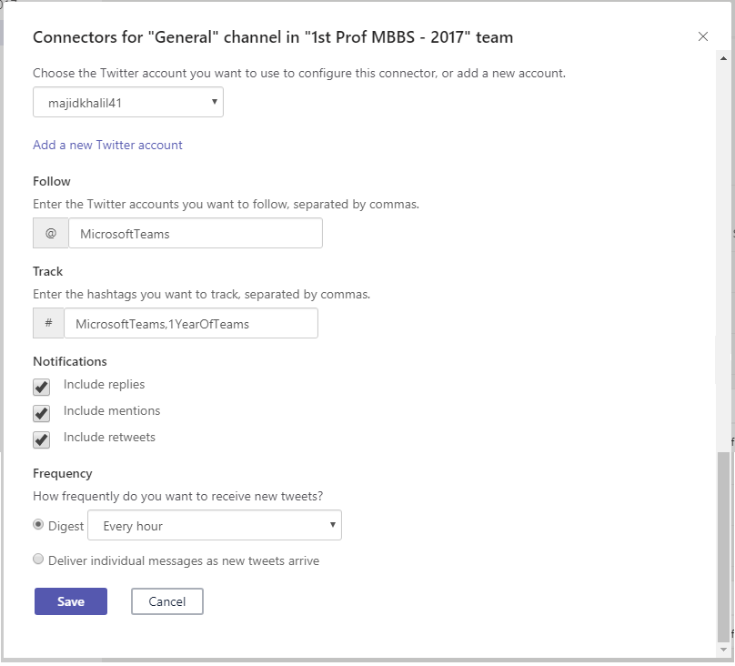 Office 365 Connectors for Microsoft Teams 7