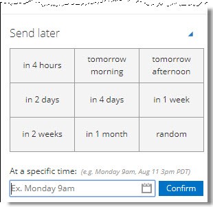 Office 365 Add-in: Email Schedule Image 1