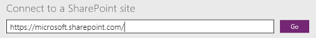 Connect to a SharePoint site