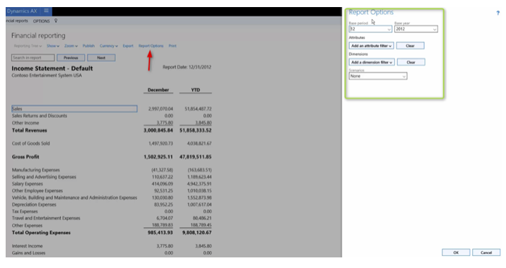 DYNAMICS 365: MANAGEMENT REPORTER IN NEW AX