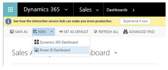 Dynamics 365: Power BI Dashboard