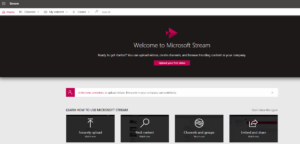 Microsoft Stream Home