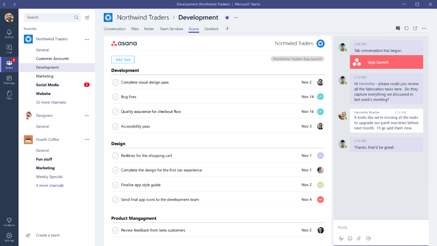 Microsoft Teams App Intergration Method 3: Tabs