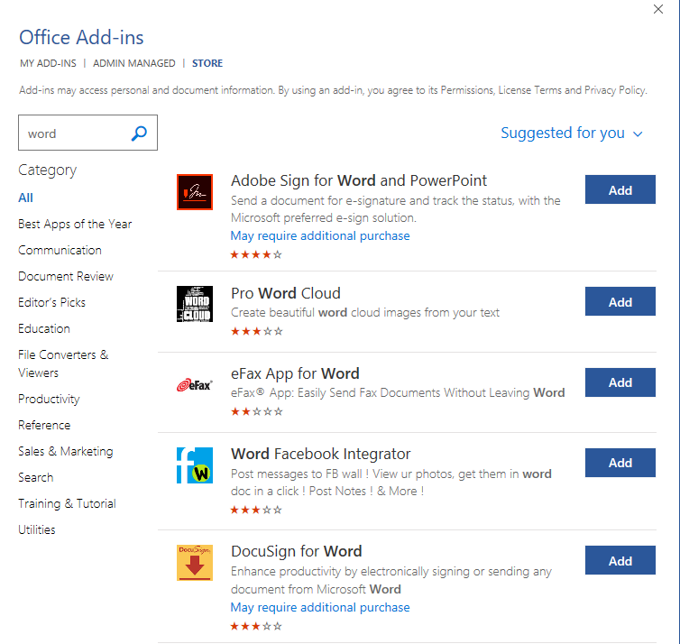 Useful Add-ins for Microsoft Word, Excel & PowerPoint Online 2