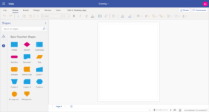 Visio online first step