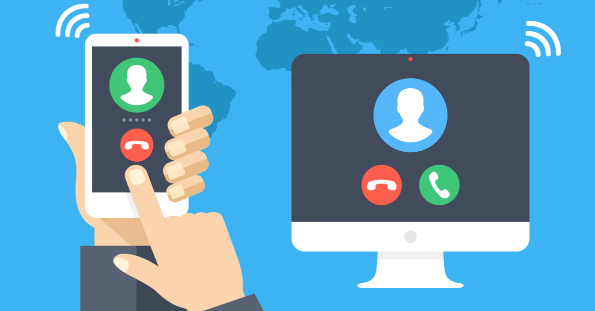 Voip call shop