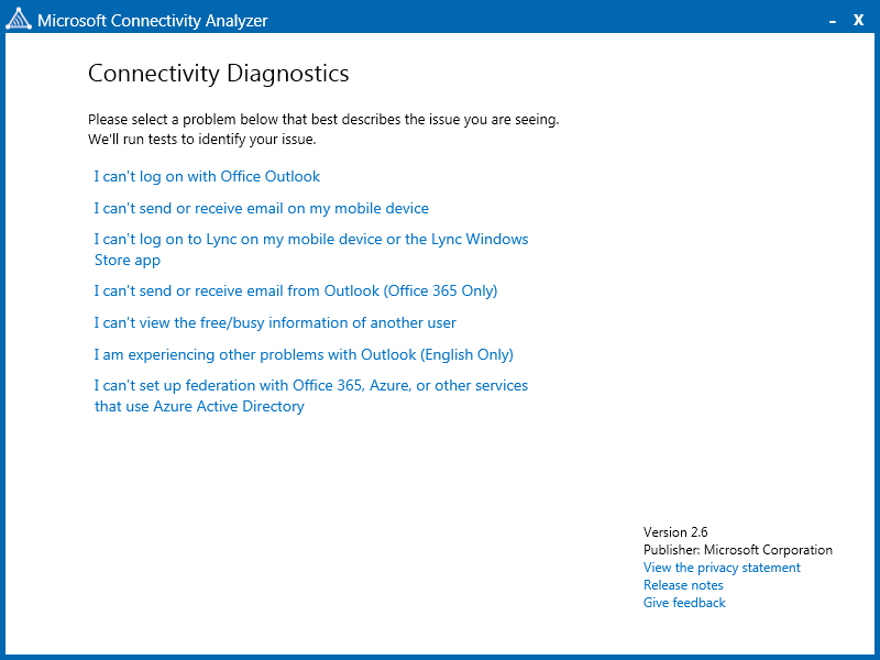 choose the symptom that describes the problem that you are experiencing