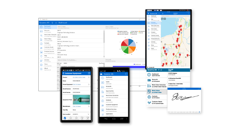 dynamics 365 field service mobility