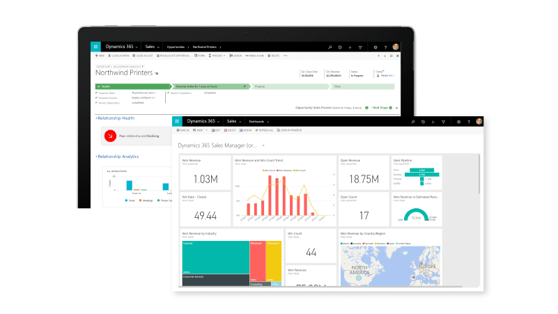 Sales Dashboard with CRM