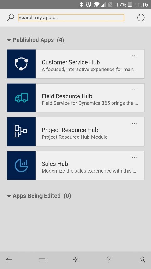 Increase Productivity with Dynamics 365 Mobile navigate the app 1